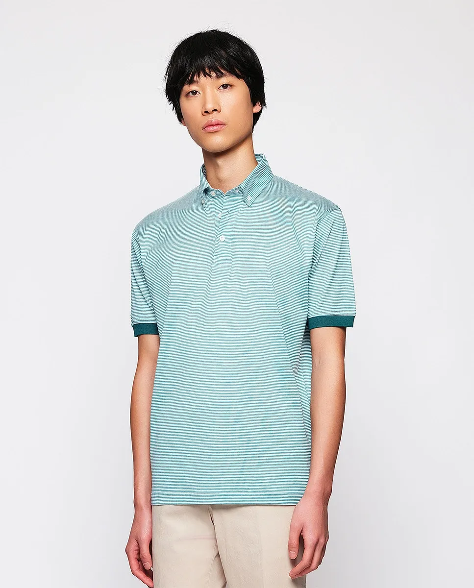 Мужская рубашка поло с коротким рукавом и горизонтальными полосками без кармана Mirto, зеленый
Мужская рубашка поло с коротким рукавом и горизонтальными полосками без кармана Mirto, зеленый