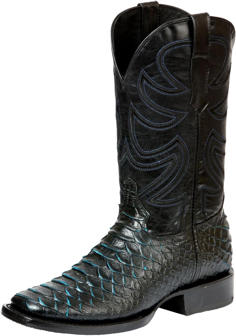 Мужские ковбойские сапоги El General под питона - черные/синие Generic
Мужские ковбойские сапоги El General под питона - черные/синие Generic