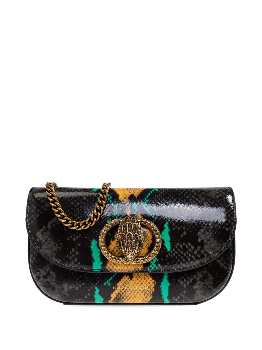 Маленькая сумка через плечо Chelsea со змеиным принтом Kurt Geiger London
Маленькая сумка через плечо Chelsea со змеиным принтом Kurt Geiger London