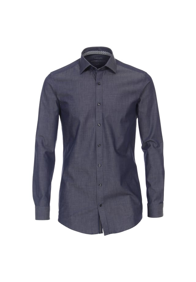 Деловая рубашка облегающая фигуру Venti, синий
Деловая рубашка облегающая фигуру Venti, синий