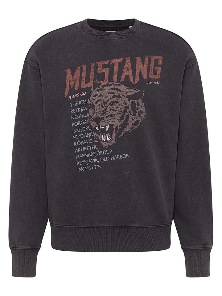 Толстовка Mustang Sweatshirts, антрацит
Толстовка Mustang Sweatshirts, антрацит