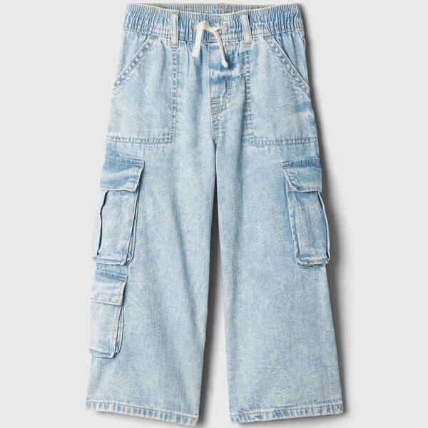 Джинсовые брюки-карго с завязками на шнурке Gap, синий
Джинсовые брюки-карго с завязками на шнурке Gap, синий