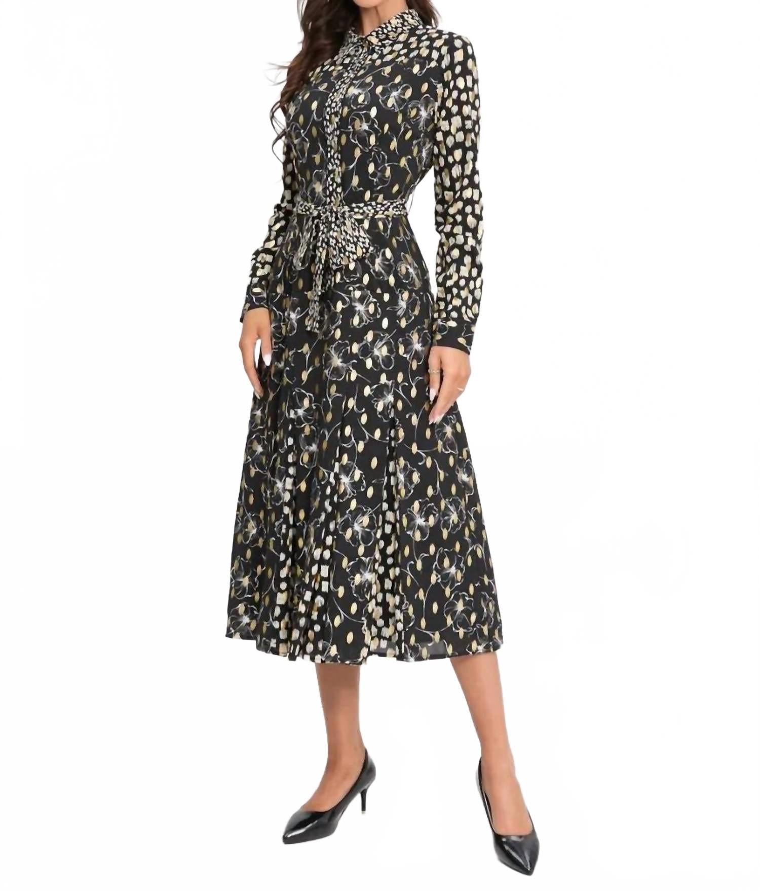 Платье-миди Midnight Lux в золотисто-черном цвете Miss Finch NYC, золотой/черный
Платье-миди Midnight Lux в золотисто-черном цвете Miss Finch NYC, золотой/черный