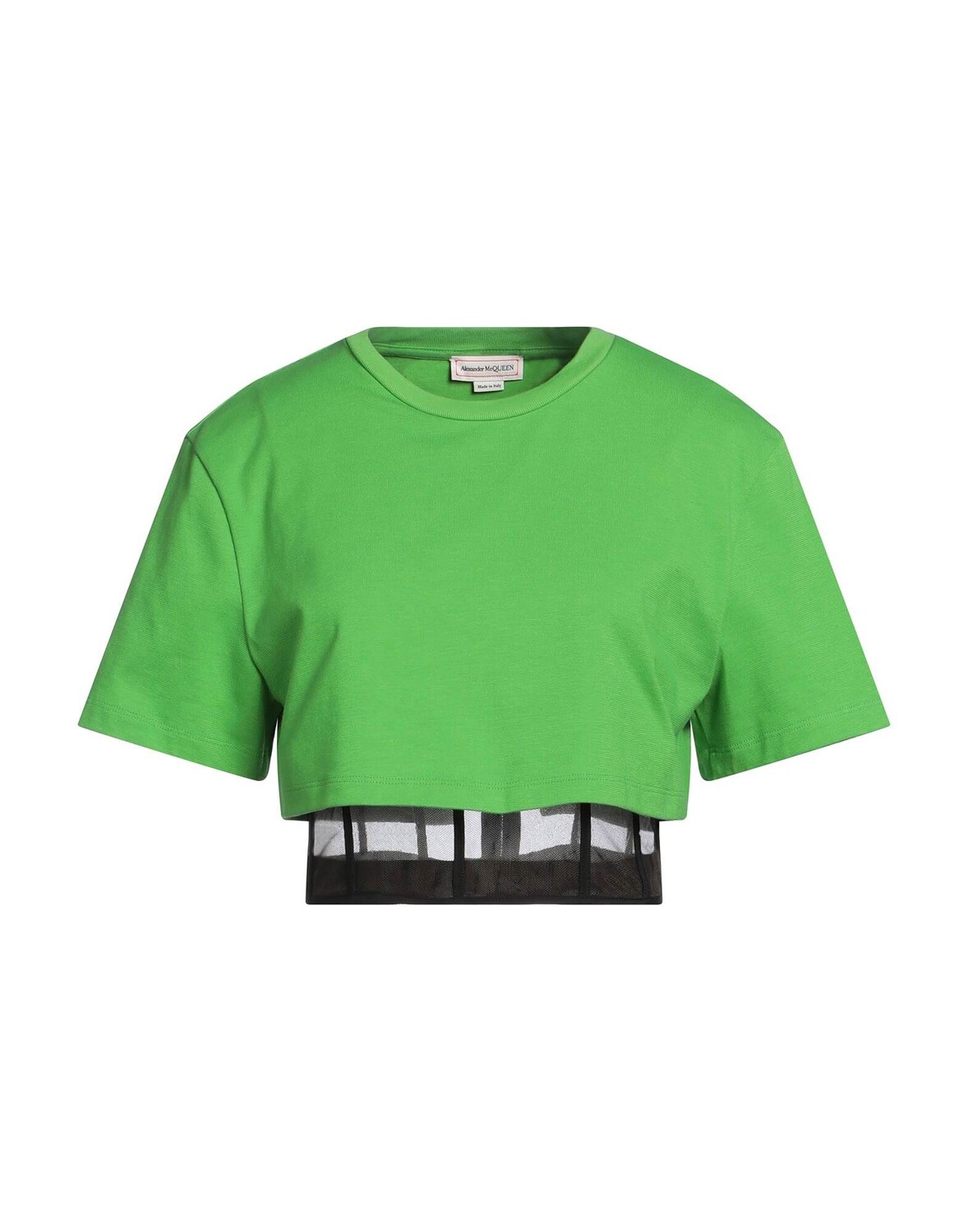 Футболка Alexander Mcqueen, светло-зеленый 
Футболка Alexander Mcqueen, светло-зеленый
