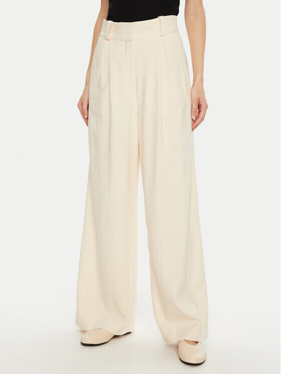 Широкие брюки из ткани Ivy Oak, экрю 
Широкие брюки из ткани Ivy Oak, экрю