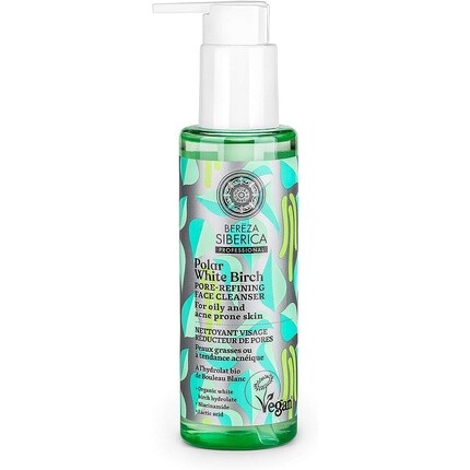 Очищающее поры очищающее средство для лица Polar White Birch, Natura Siberica
Очищающее поры очищающее средство для лица Polar White Birch, Natura Siberica