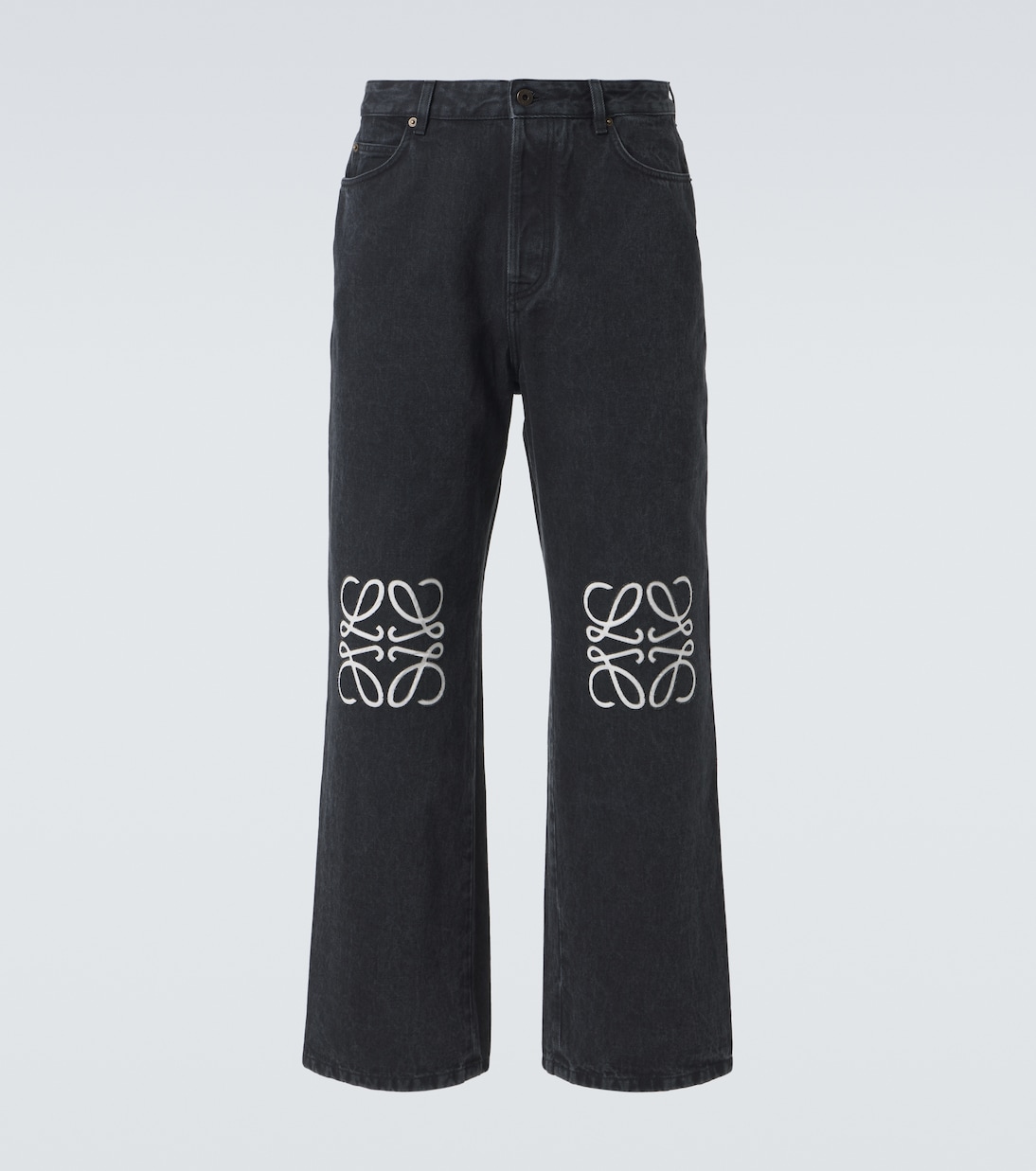 Анаграм джинсы с широкими штанинами Loewe, черный
Анаграм джинсы с широкими штанинами Loewe, черный