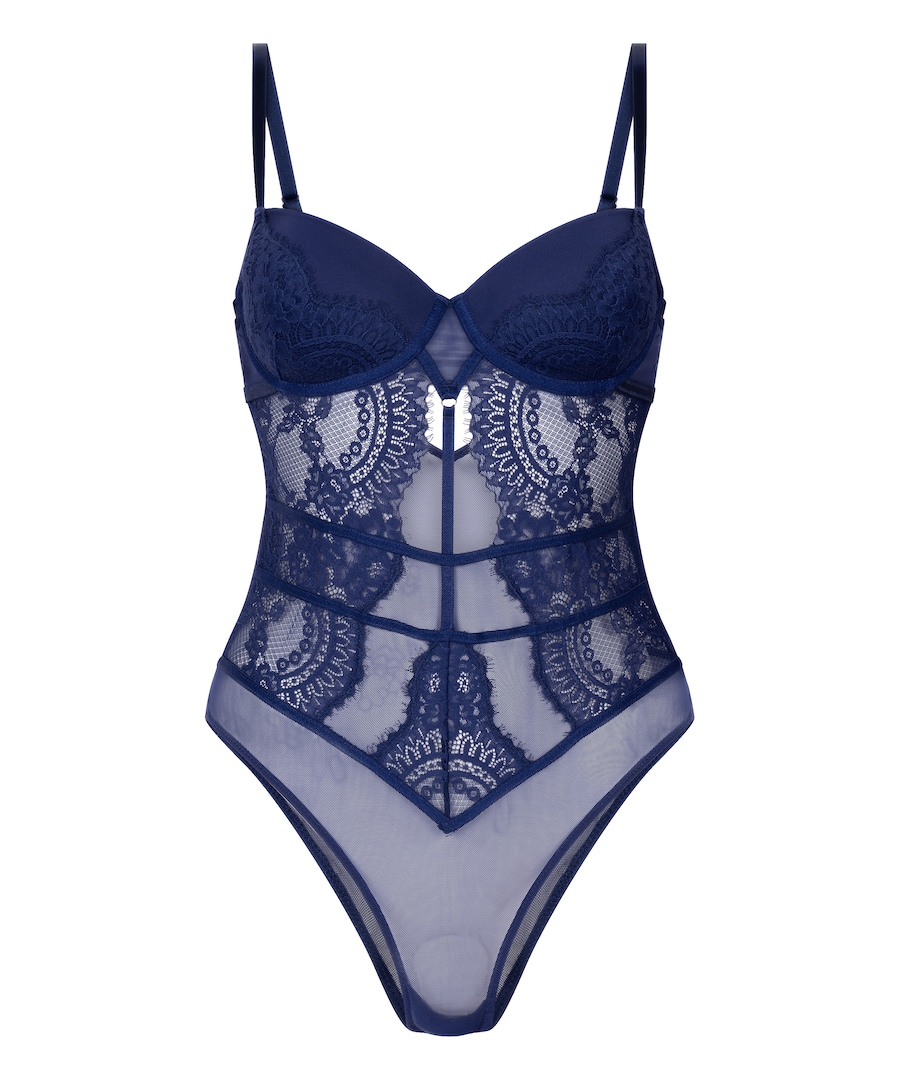 Корректирующее боди Hunkemöller, синий
Корректирующее боди Hunkemöller, синий