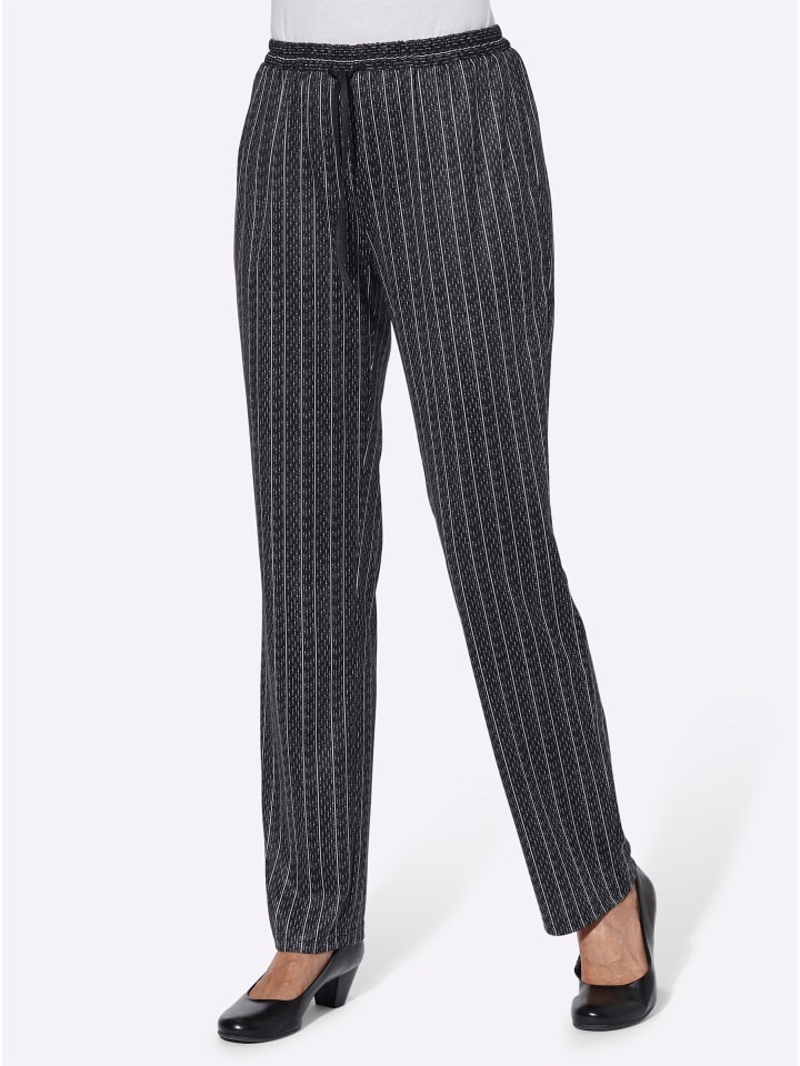 Трикотажные брюки в черную полоску WITT WEIDEN
Трикотажные брюки в черную полоску WITT WEIDEN