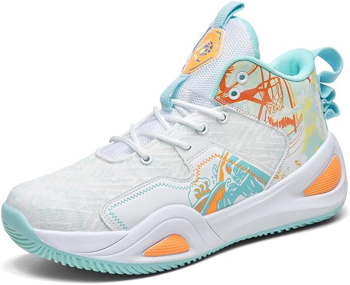 Мужские кроссовки для баскетбола с сеткой, дышащие, с толстой подошвой, легкие, противоскользящие, с закругленным носком и шнуровкой, повседневные спортивные туфли, подходят для ежедневной ходьбы и бега Igzbibg, зеленый
Мужские кроссовки для баскетбола с сеткой, дышащие, с толстой подошвой, легкие, противоскользящие, с закругленным носком и шнуровкой, повседневные спортивные туфли, подходят для ежедневной ходьбы и бега Igzbibg, зеленый