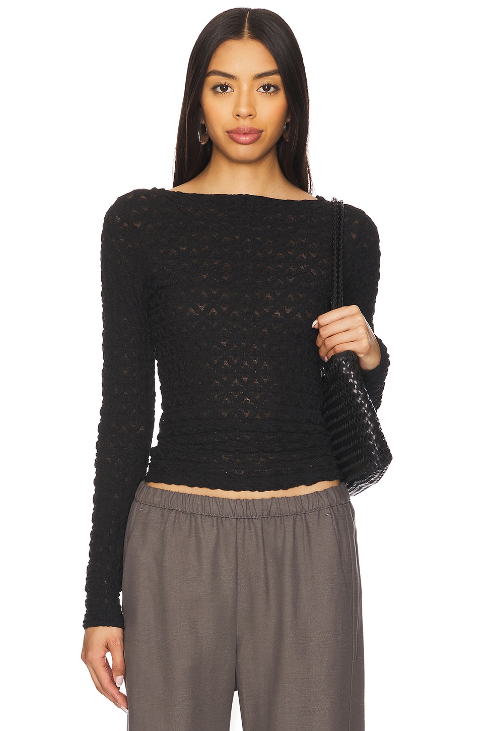 Футболка с длинным рукавом и лодочным вырезом Sanctuary, black
Футболка с длинным рукавом и лодочным вырезом Sanctuary, black