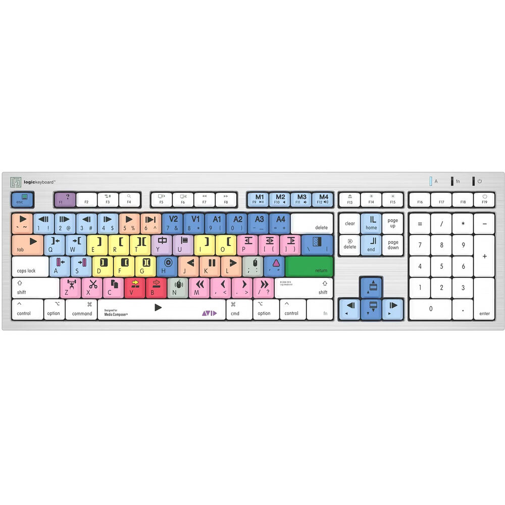 Клавиатура Logickeyboard ALBA Avid Media Composer для Mac
Клавиатура Logickeyboard ALBA Avid Media Composer для Mac