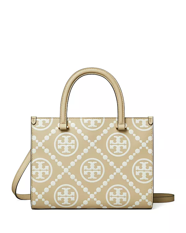 Квадратная сумка-тоут с тисненым монограммом «Т» Tory Burch, бежевый
Квадратная сумка-тоут с тисненым монограммом «Т» Tory Burch, бежевый
