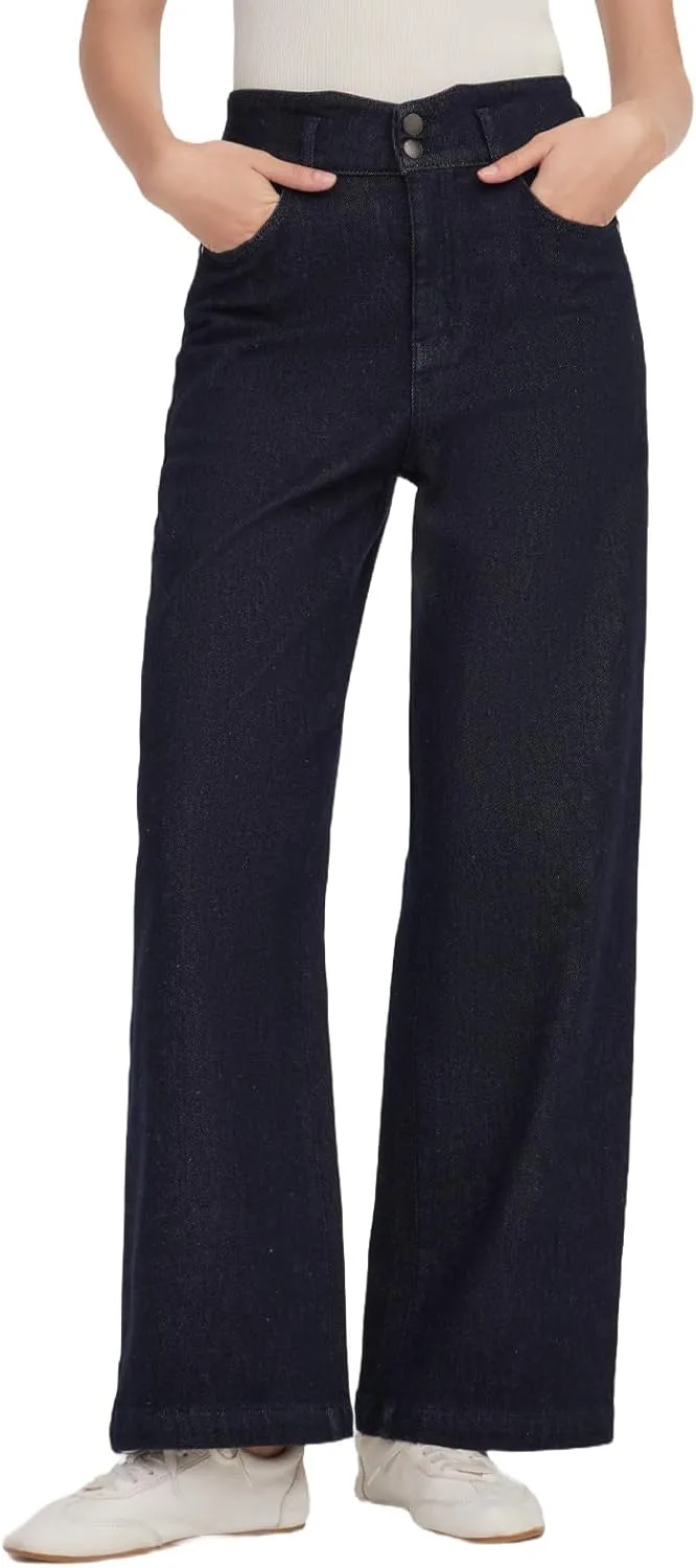 GOELIA 2026 Женские джинсы на флисе с высокой талией и широкими штанинами
GOELIA 2026 Женские джинсы на флисе с высокой талией и широкими штанинами