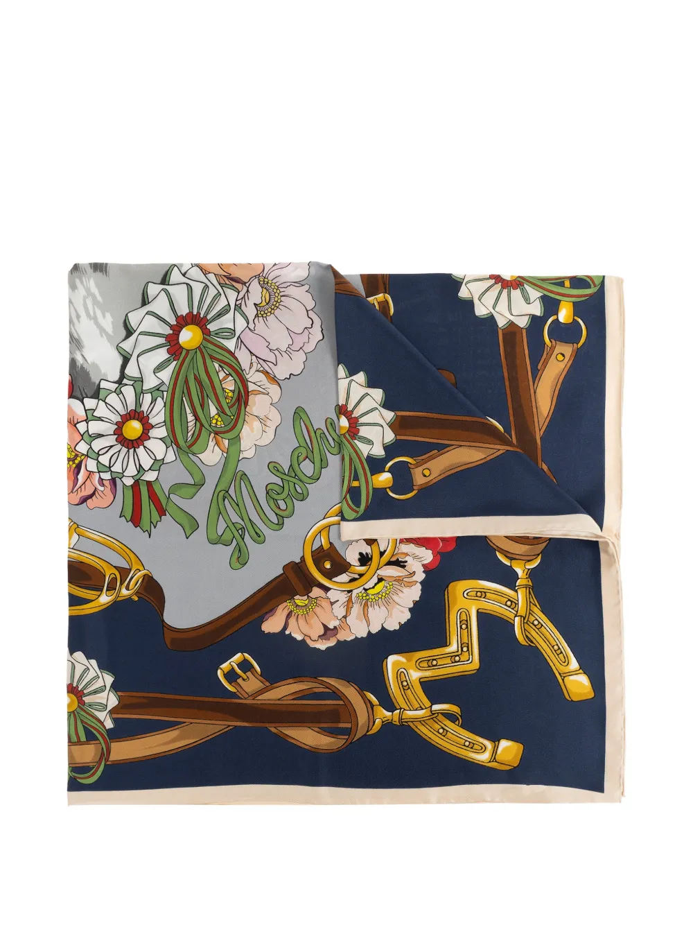 Шарф с логотипом Moschino, синий
Шарф с логотипом Moschino, синий