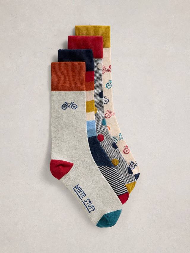 Велосипедные носки White Stuff, Pack of 4, Multi
Велосипедные носки White Stuff, Pack of 4, Multi