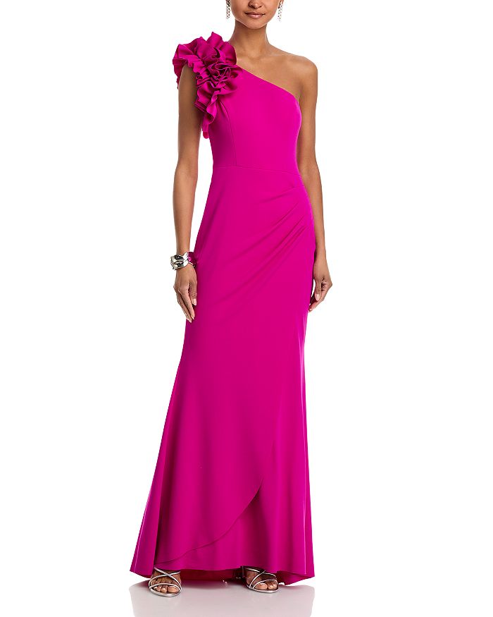 Платье с одним плечом и рюшами из крепа - эксклюзив AQUA, розовый
Платье с одним плечом и рюшами из крепа - эксклюзив AQUA, розовый