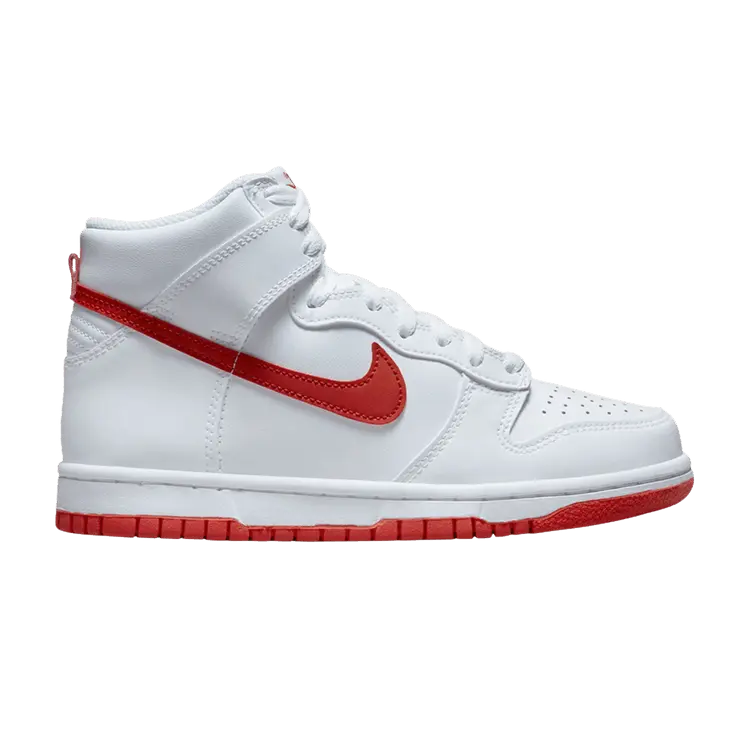 Кроссовки Nike Dunk High GS, White Picante Red
Кроссовки Nike Dunk High GS, White Picante Red