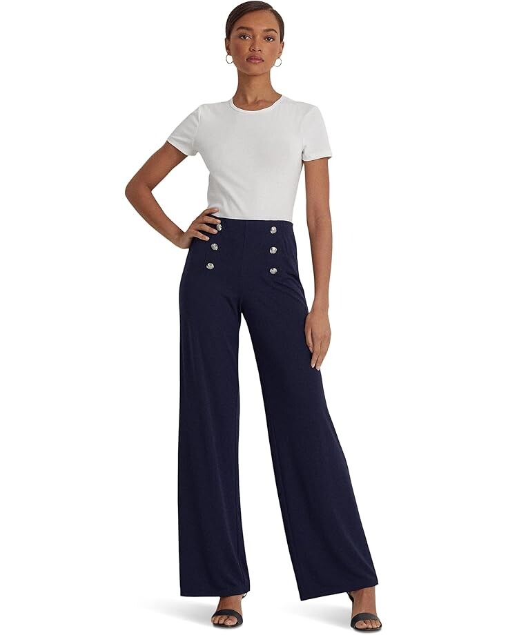 Толстовка Lauren Ralph Lauren Cotton-Blend T-Shirt, белый 
Толстовка Lauren Ralph Lauren Cotton-Blend T-Shirt, белый