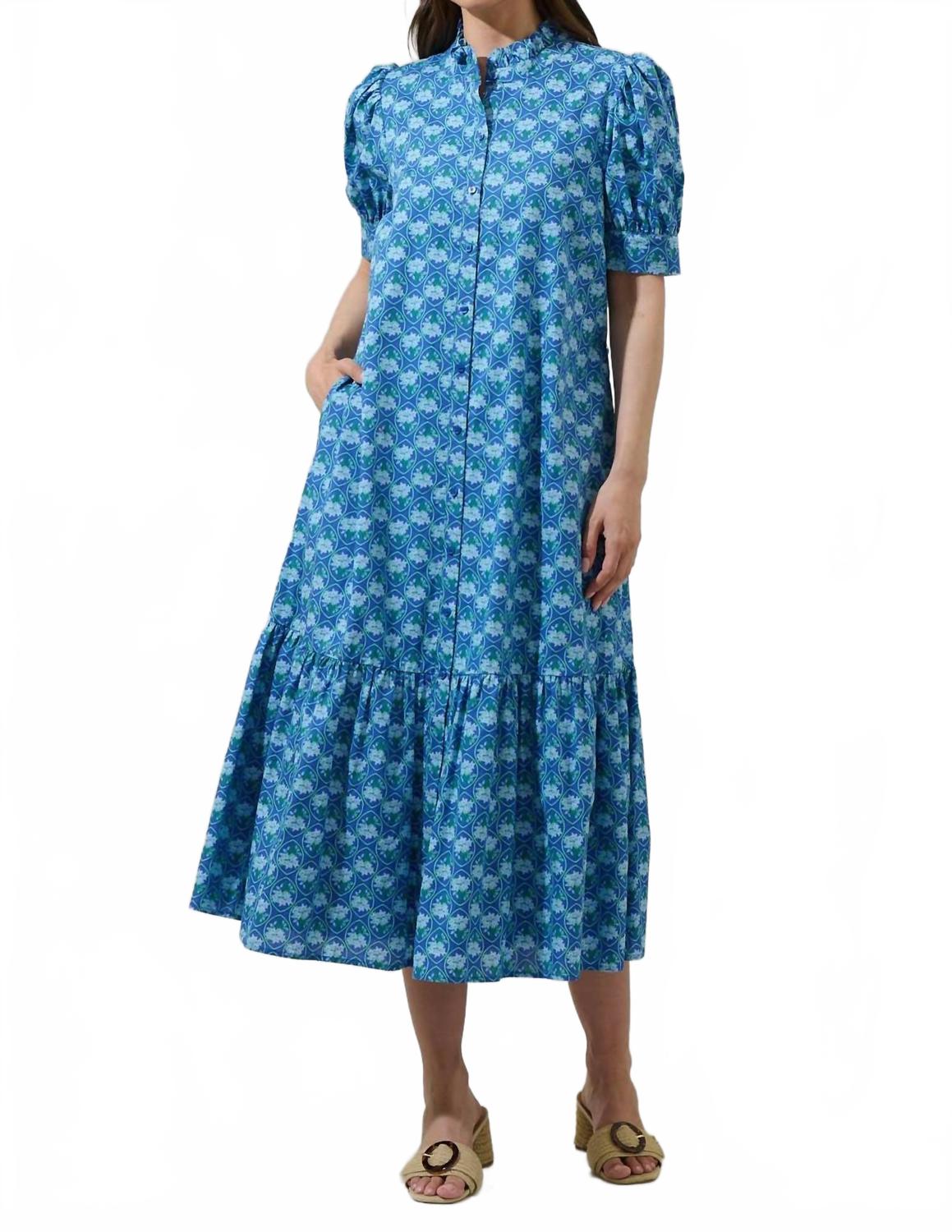 Голубовато-зеленое платье миди с цветочным принтом и пуговицами SUGARLIPS
Голубовато-зеленое платье миди с цветочным принтом и пуговицами SUGARLIPS