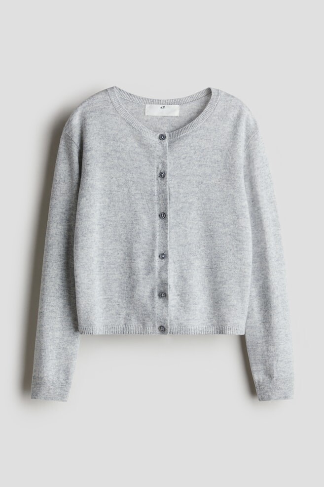 Кардиган из смесового кашемира H&M, серый
Кардиган из смесового кашемира H&M, серый