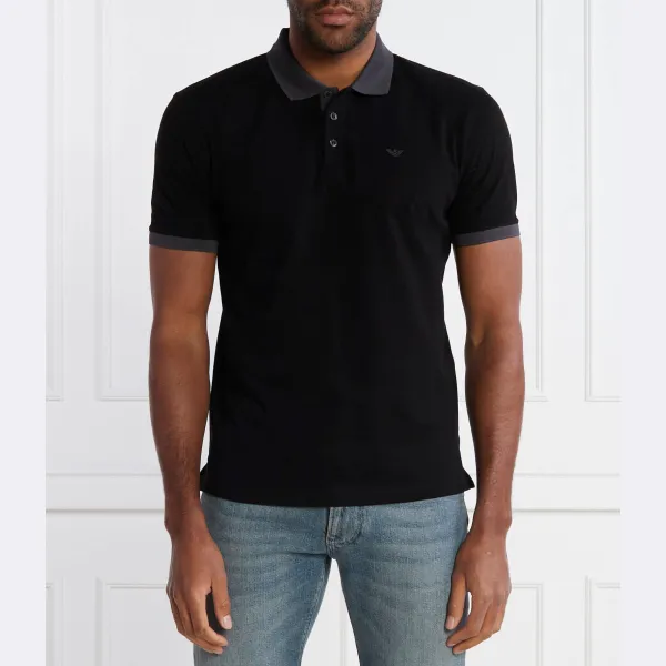 Рубашка поло стандартного кроя Emporio Armani, черный
Рубашка поло стандартного кроя Emporio Armani, черный