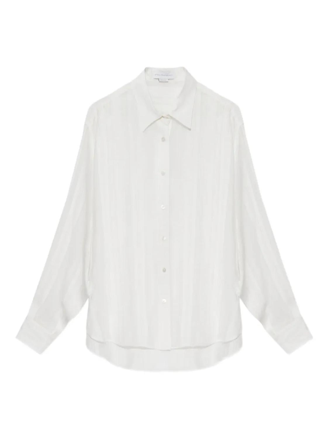 Полосатая рубашка со вставками Stella McCartney, белый
Полосатая рубашка со вставками Stella McCartney, белый