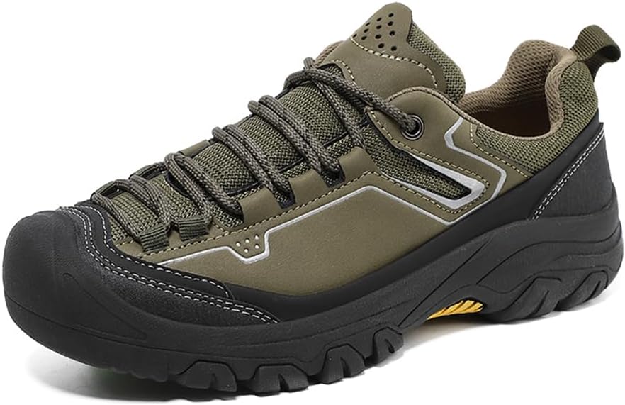 Мужские походные кроссовки из микрофибры и кожи, удобные, дышащие, легкие, повседневные, для активного отдыха, с шнуровкой Asifn, зеленый
Мужские походные кроссовки из микрофибры и кожи, удобные, дышащие, легкие, повседневные, для активного отдыха, с шнуровкой Asifn, зеленый