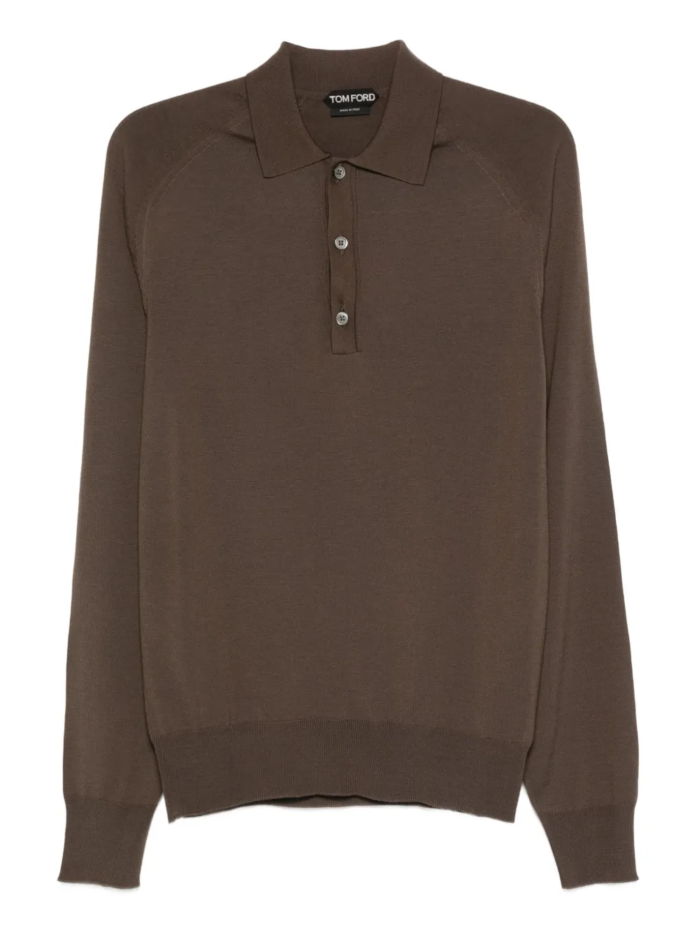 Рубашка поло из смесовой шерсти TOM FORD, коричневый
Рубашка поло из смесовой шерсти TOM FORD, коричневый