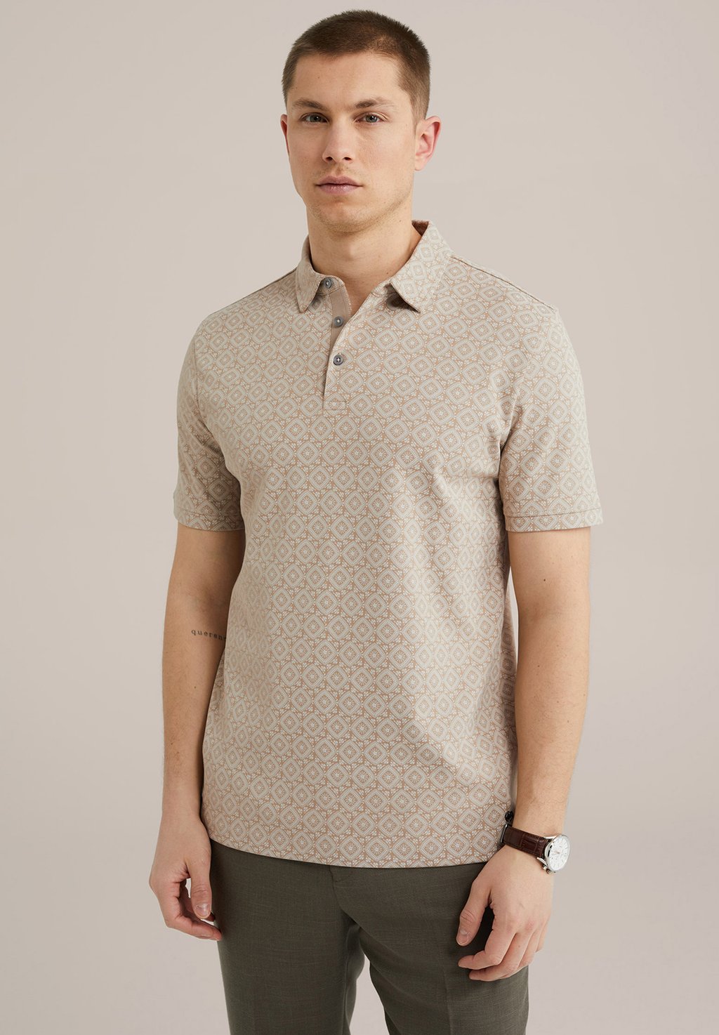 Рубашка поло WE Fashion, светло-коричневый
Рубашка поло WE Fashion, светло-коричневый