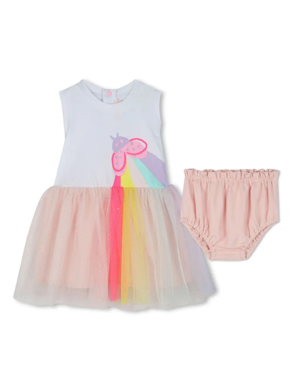 Комплект из платья и блумеров с вышивкой Billieblush, белый
Комплект из платья и блумеров с вышивкой Billieblush, белый