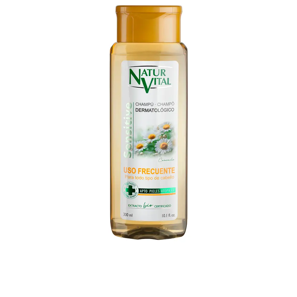 Шампунь Sensitive champú camomila Naturvital, 300 мл.
Шампунь Sensitive champú camomila Naturvital, 300 мл.