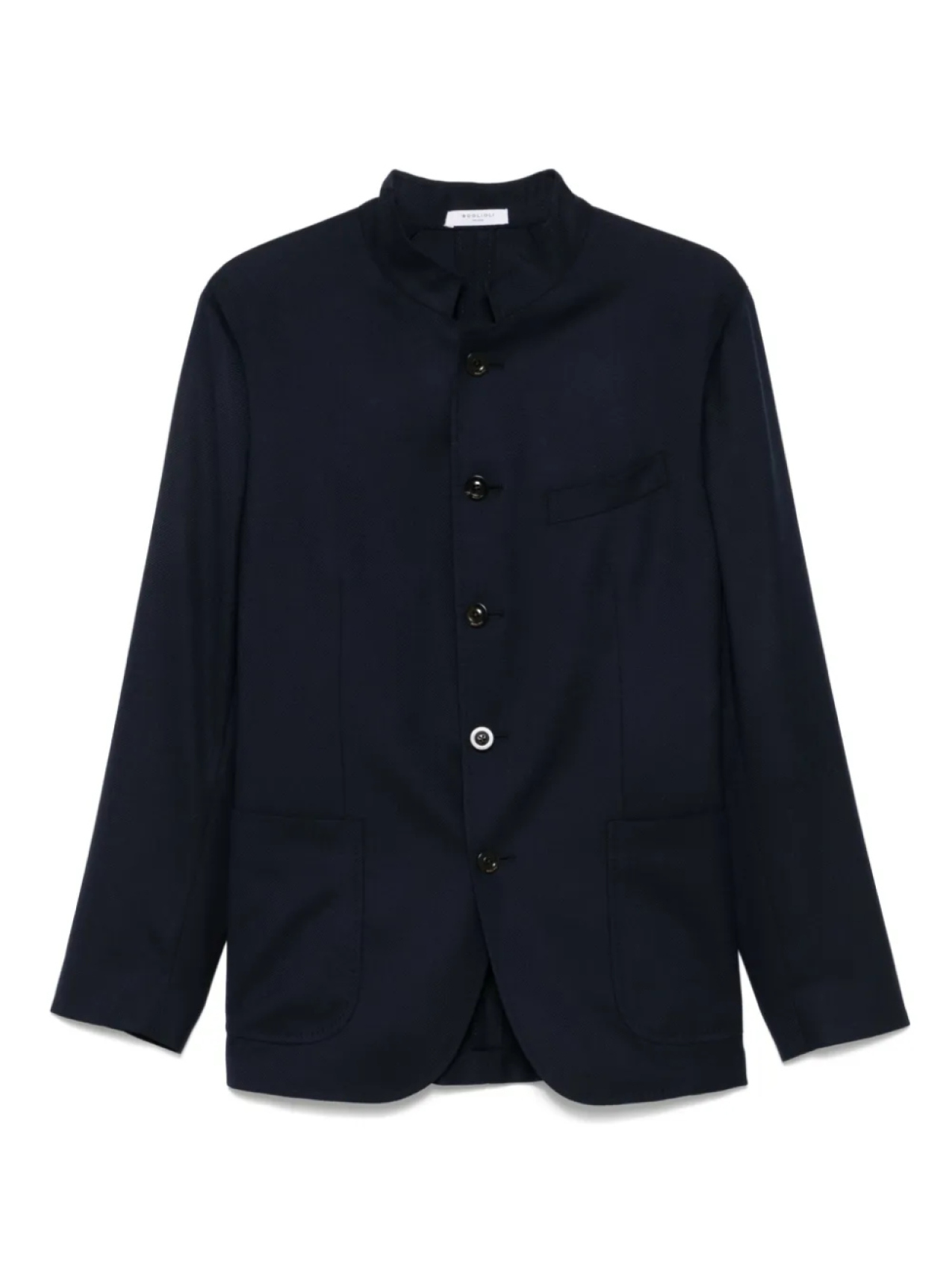 Блейзер с воротником-стойкой Boglioli, синий
Блейзер с воротником-стойкой Boglioli, синий