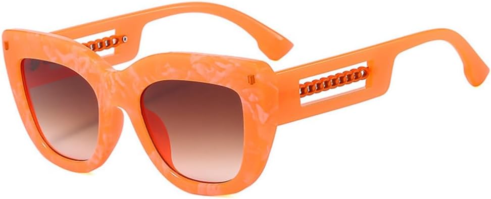 Солнцезащитные очки «кошачий глаз» в стиле ретро с полой металлической цепочкой для женщин и мужчин, солнцезащитные очки UV400 с заклепками и градиентным переходом цвета LANGSER, Orange Tea Gradient
Солнцезащитные очки «кошачий глаз» в стиле ретро с полой металлической цепочкой для женщин и мужчин, солнцезащитные очки UV400 с заклепками и градиентным переходом цвета LANGSER, Orange Tea Gradient