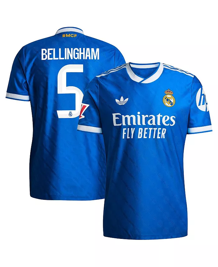 Мужская футболка Jude Bellingham синяя Real Madrid 2025/26 Third Authentic Player Adidas
Мужская футболка Jude Bellingham синяя Real Madrid 2025/26 Third Authentic Player Adidas