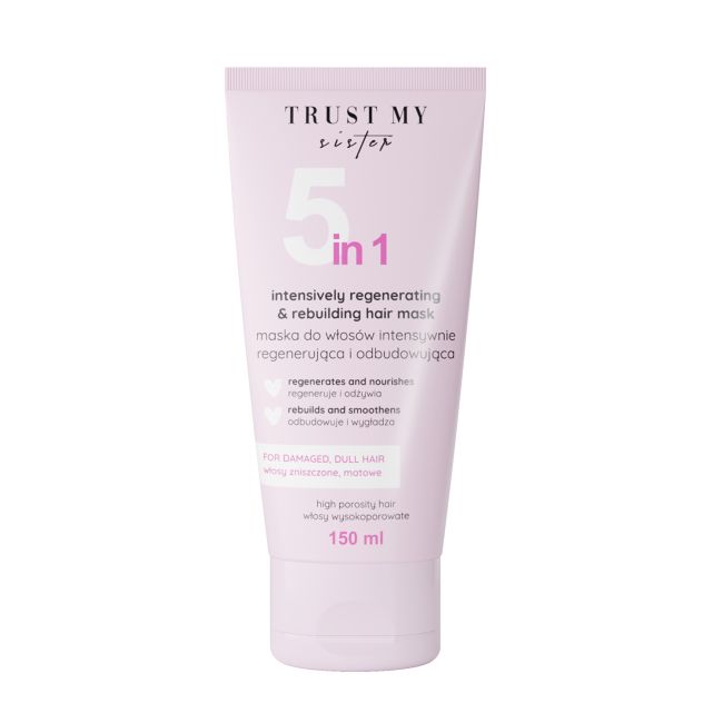 Маска для волос 5 в 1 Trust My Sister, 150 мл
Маска для волос 5 в 1 Trust My Sister, 150 мл