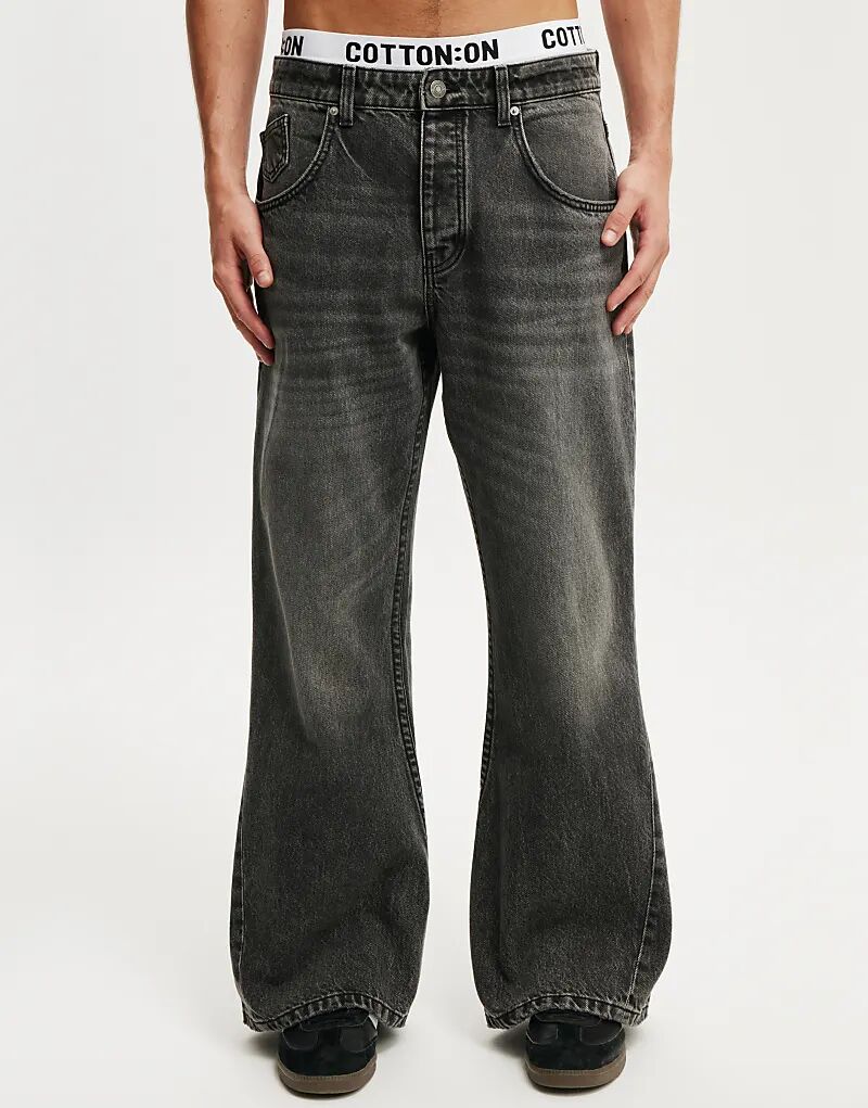 Джинсы Cotton On Baggy bootcut в цвете «домино чёрный» - ЧЁРНЫЙ
Джинсы Cotton On Baggy bootcut в цвете «домино чёрный» - ЧЁРНЫЙ
