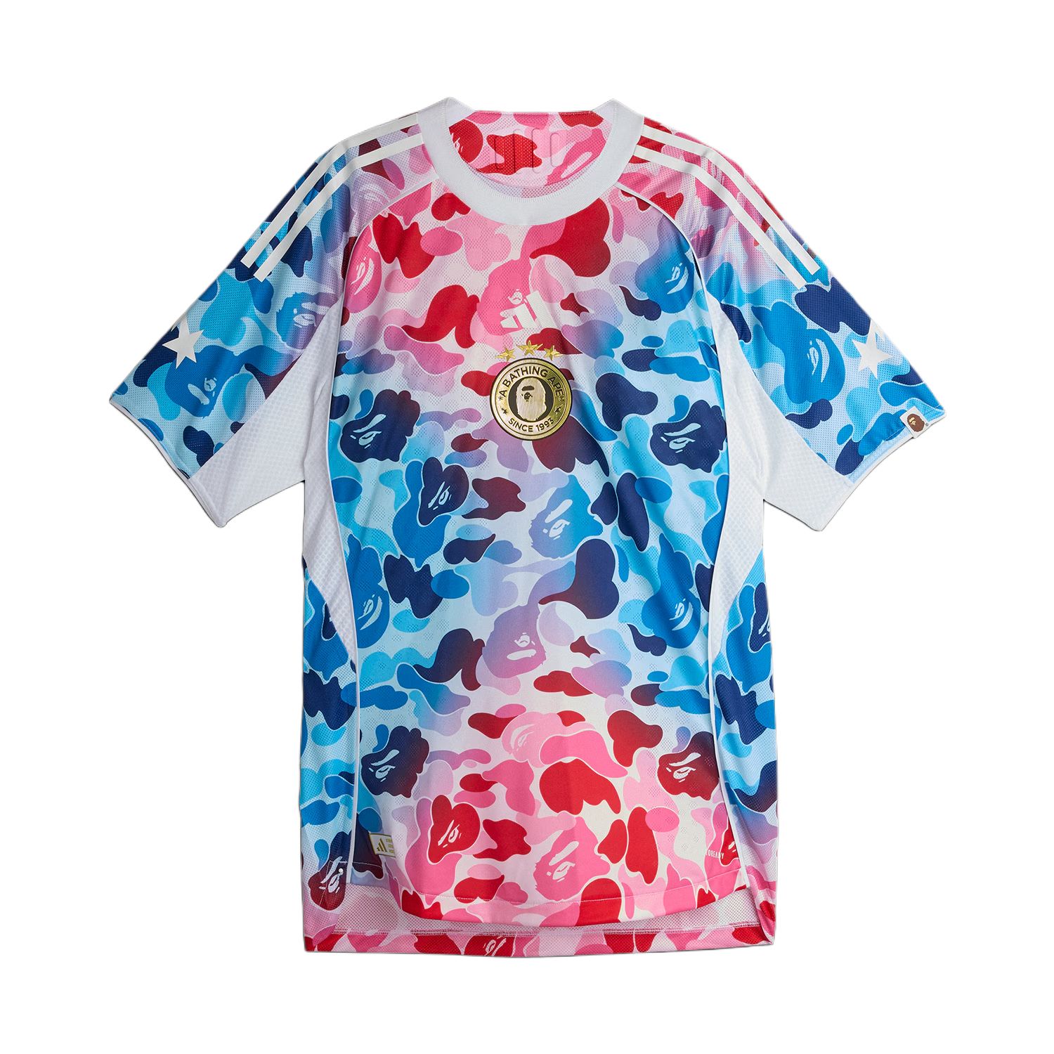 Футболка A BATHING APE FB спортивная одежда унисекс Adidas, ярко-розовый/ярко-синий
Футболка A BATHING APE FB спортивная одежда унисекс Adidas, ярко-розовый/ярко-синий