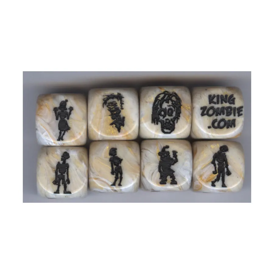 Набор кубиков зомби — мрамор (9), Zombie Dice
Набор кубиков зомби — мрамор (9), Zombie Dice