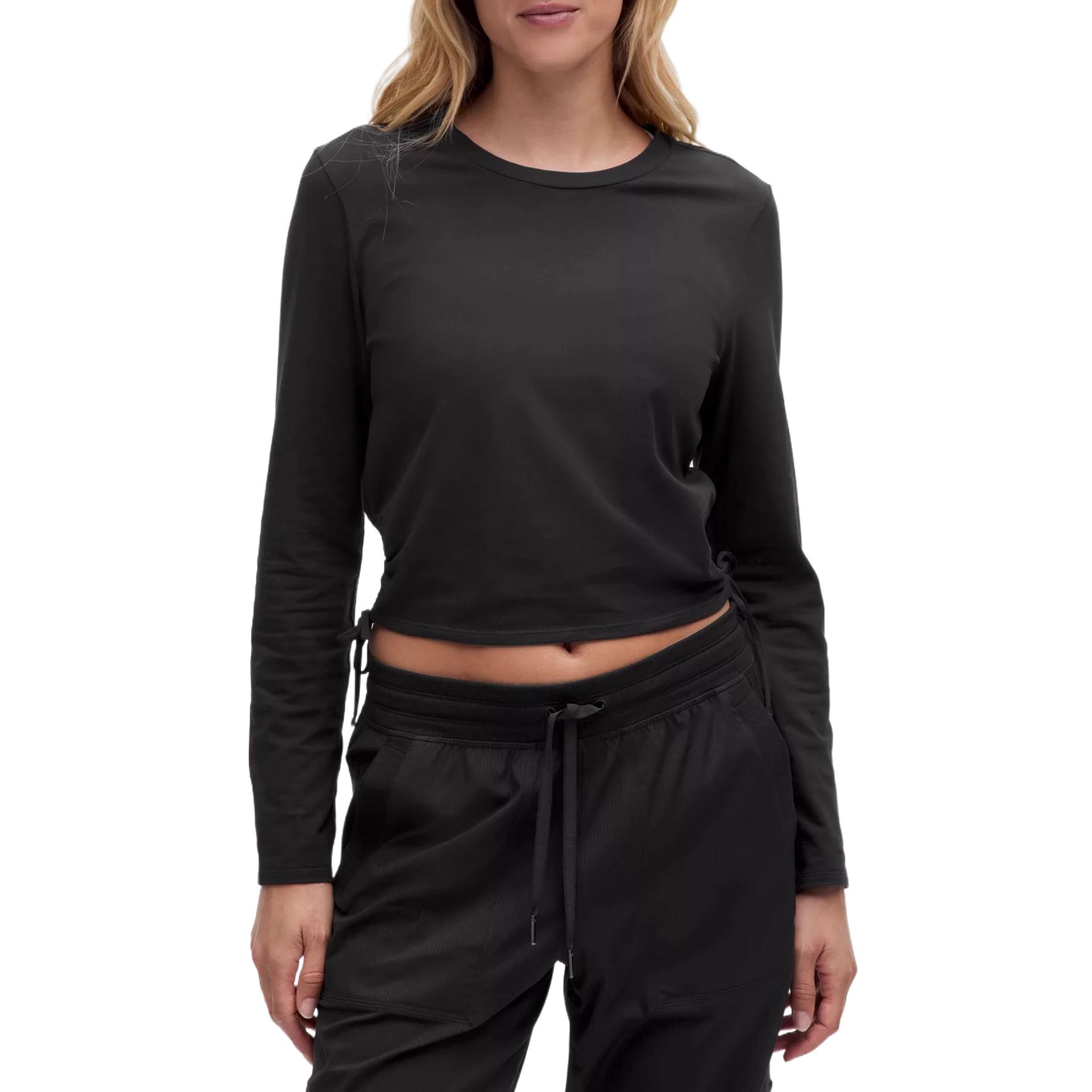 Обычная футболка женская Lululemon, черный
Обычная футболка женская Lululemon, черный