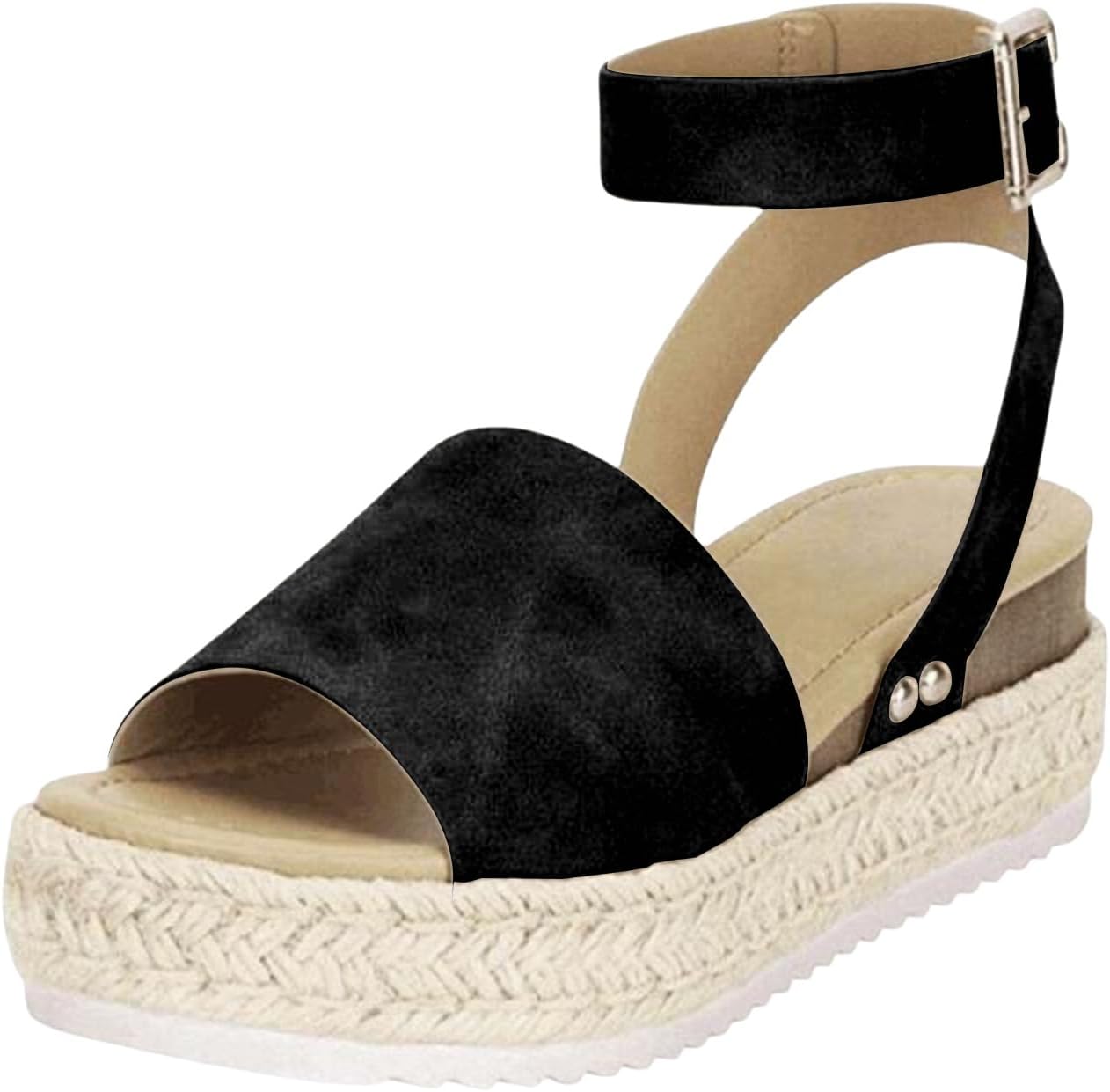 Женские платформенные сандалии ZWRXW на танкетке, повседневные сандалии на лето с открытым носком, пряжкой и ремешком на щиколотке, эспадрильи, однотонные и с леопардовым принтом, на танкетке для женщин, Style02
Женские платформенные сандалии ZWRXW на танкетке, повседневные сандалии на лето с открытым носком, пряжкой и ремешком на щиколотке, эспадрильи, однотонные и с леопардовым принтом, на танкетке для женщин, Style02