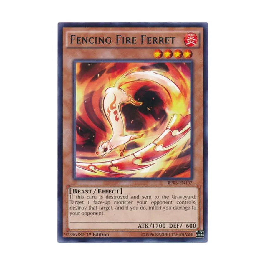 CCG Фехтование огненного хорька (редкий), Yu-Gi-Oh - Battle Pack 3 - Monster League - Singles 
CCG Фехтование огненного хорька (редкий), Yu-Gi-Oh - Battle Pack 3 - Monster League - Singles