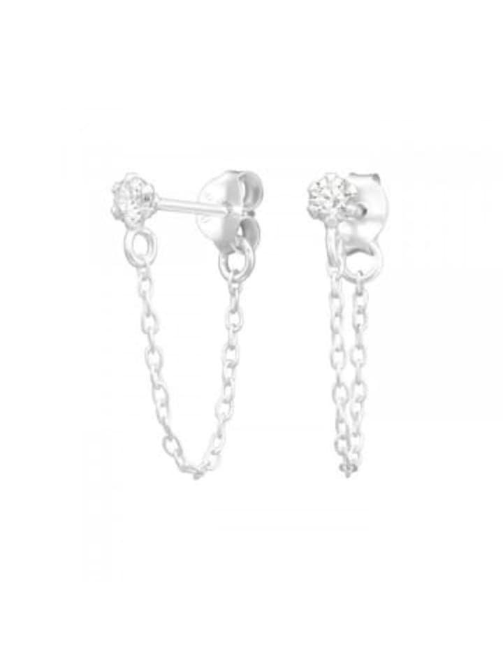 Alexander York Серьги-гвоздики с белыми циркониями диаметром 3 мм и цепочкой из серебра 925 пробы, комплект из 2 штук
Alexander York Серьги-гвоздики с белыми циркониями диаметром 3 мм и цепочкой из серебра 925 пробы, комплект из 2 штук