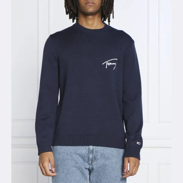 Фирменный свитер обычного кроя Tommy Hilfiger, синий
Фирменный свитер обычного кроя Tommy Hilfiger, синий