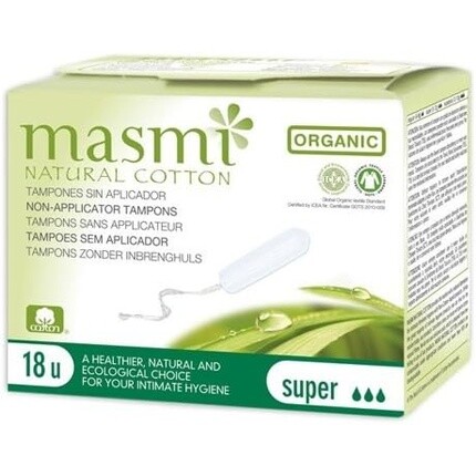 Одноразовые тампоны Masmi Super Masmi Natural Cotton
Одноразовые тампоны Masmi Super Masmi Natural Cotton