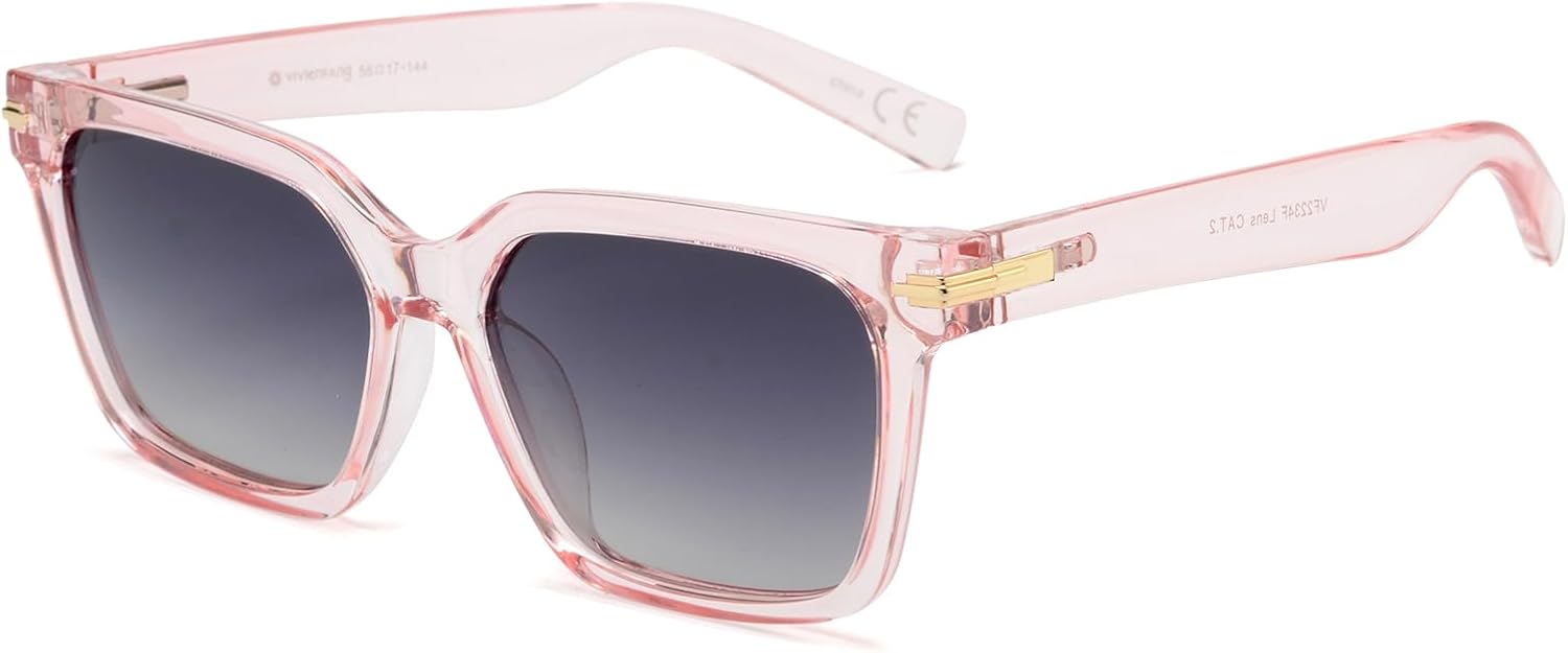 Солнцезащитные очки OUWEN Retro Oversized Polarized Square Sunglasses для женщин и мужчин, модные цветные прямоугольные солнцезащитные очки в стиле Y2K OW2234, Pink/Grey
Солнцезащитные очки OUWEN Retro Oversized Polarized Square Sunglasses для женщин и мужчин, модные цветные прямоугольные солнцезащитные очки в стиле Y2K OW2234, Pink/Grey