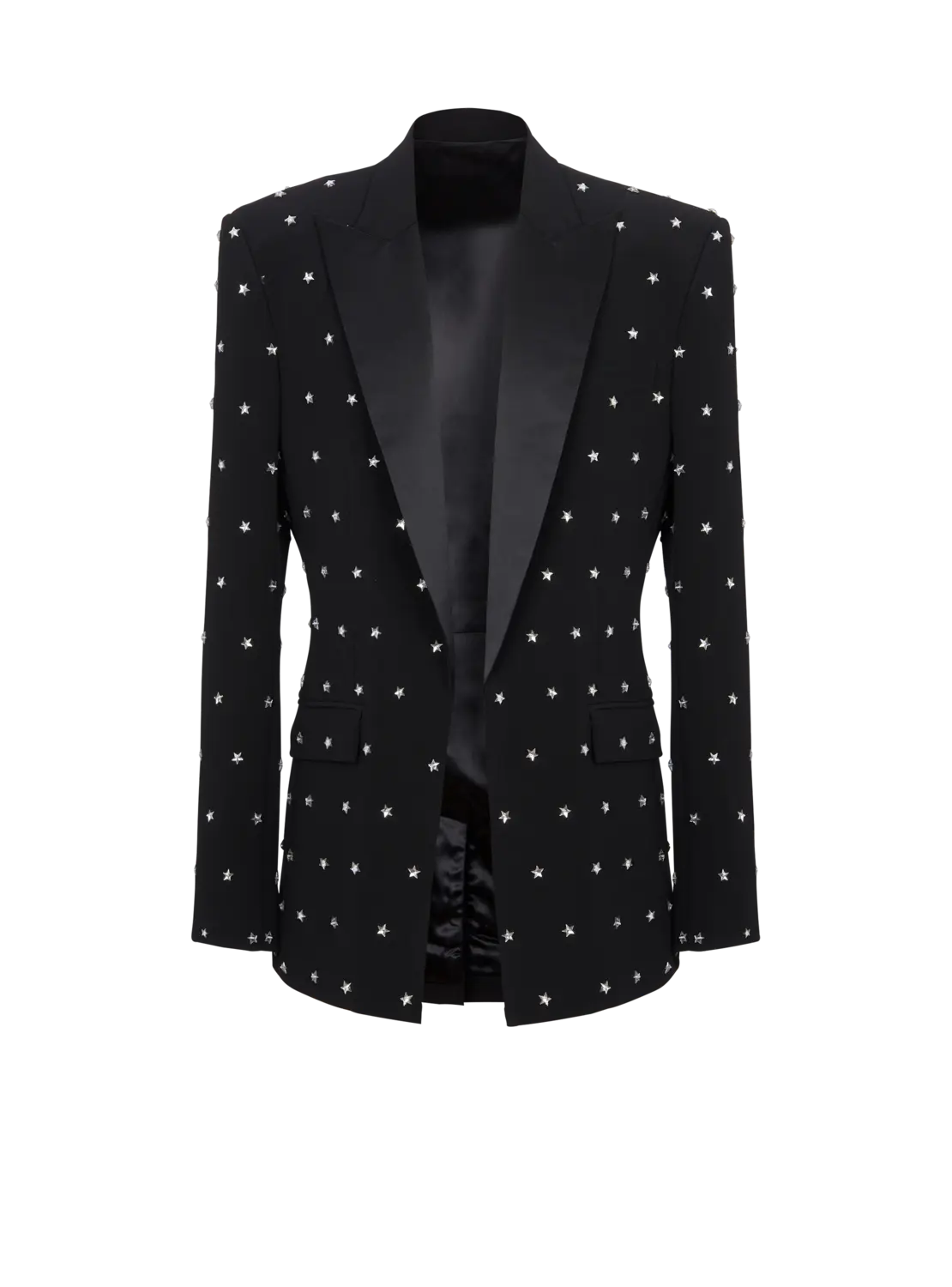 Пиджак с вышитыми звездами Balmain, черный
Пиджак с вышитыми звездами Balmain, черный