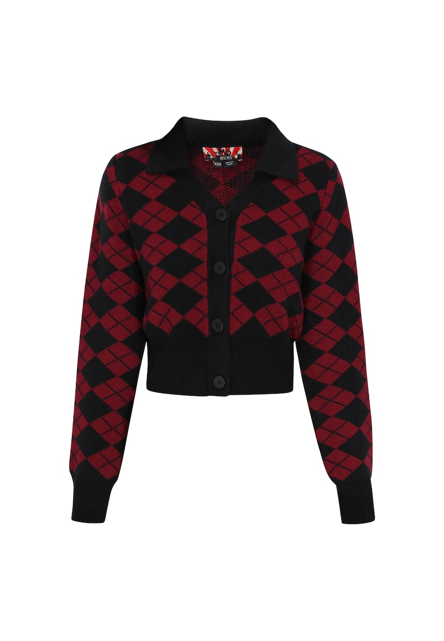 Вязаный кардиган myMo ROCKS, бордовый/черный
Вязаный кардиган myMo ROCKS, бордовый/черный