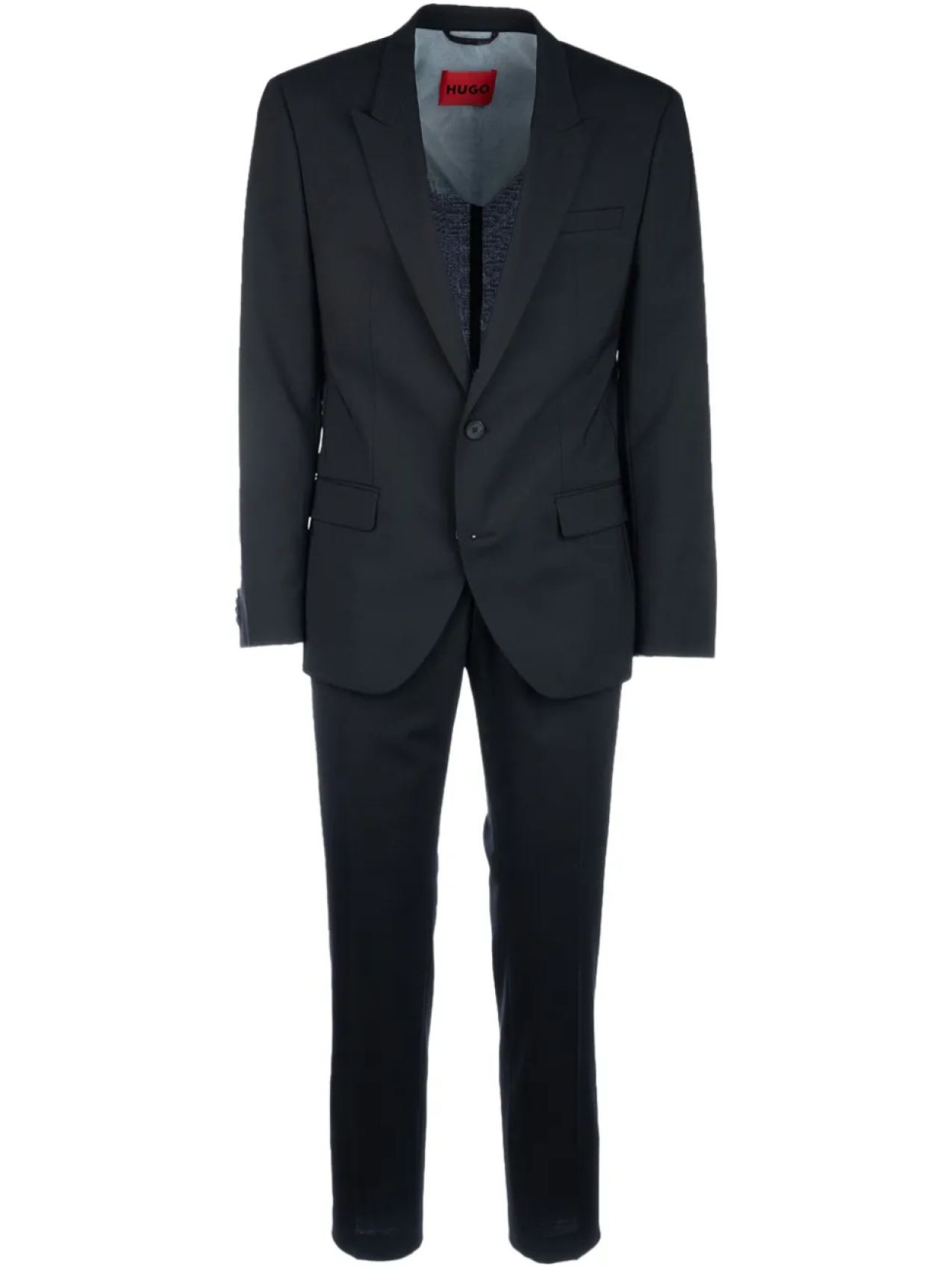 Двухкомпонентный однобортный костюм HUGO, черный
Двухкомпонентный однобортный костюм HUGO, черный
