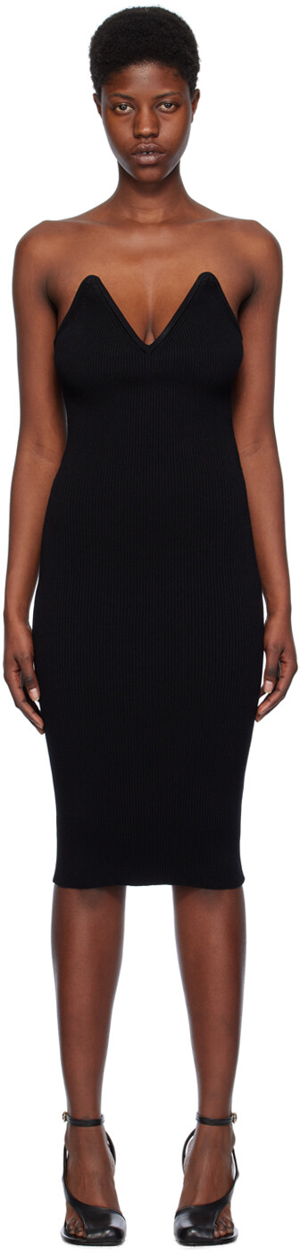 Черное платье-миди с v-образным вырезом Coperni, Черный, Черное платье-миди с v-образным вырезом Coperni
Черное платье-миди с v-образным вырезом Coperni, Черный, Черное платье-миди с v-образным вырезом Coperni